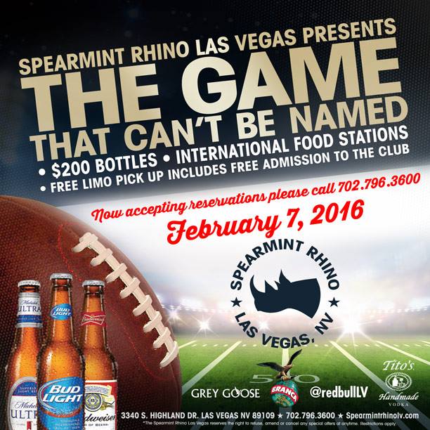 Las Vegas Super Bowl Parties Sin City VIP