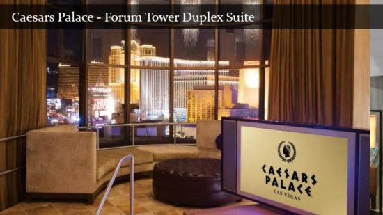 Casesars Palace Las Vegas Forum Tower Duplex Suite