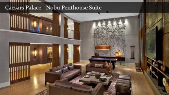 Caesars Palace Nobu Penthouse Suite