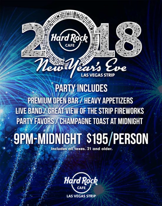 Hard rock casino new years eve 2018 coquitlam
