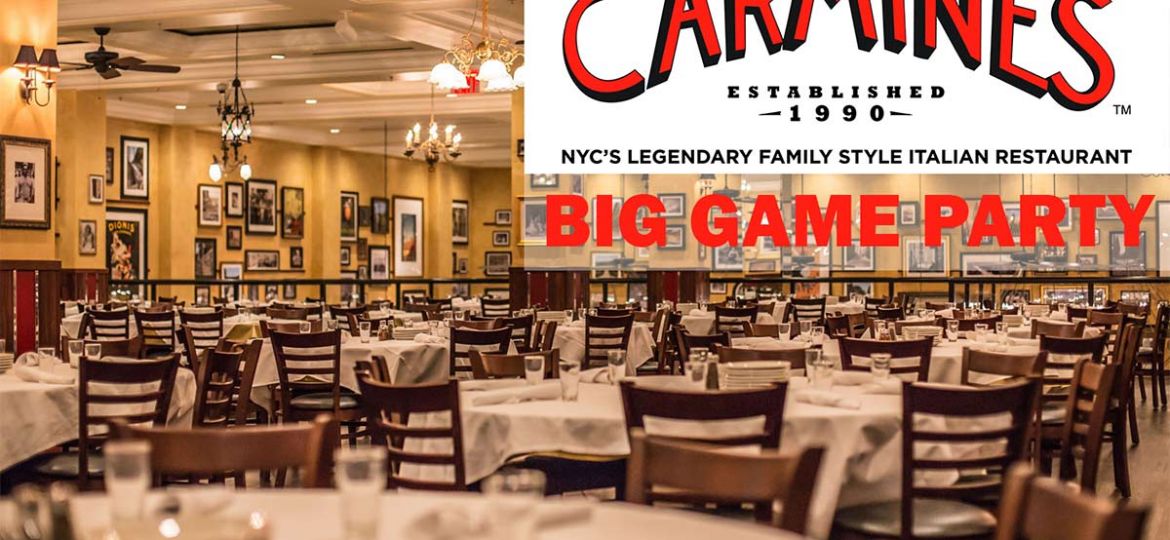 Carmine's NYC Big Game Party 2019