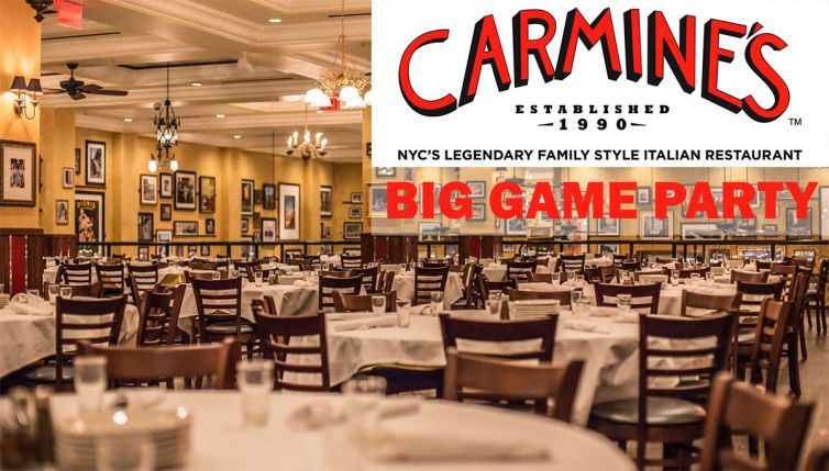 Carmine's NYC Big Game Party 2019