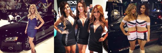 SEMA Show Las Vegas models