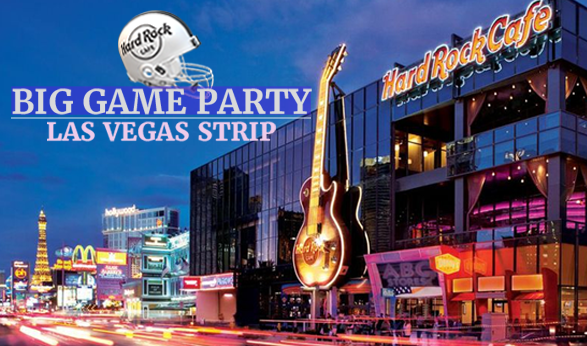superbowl 2025 hard rock vegas strip party