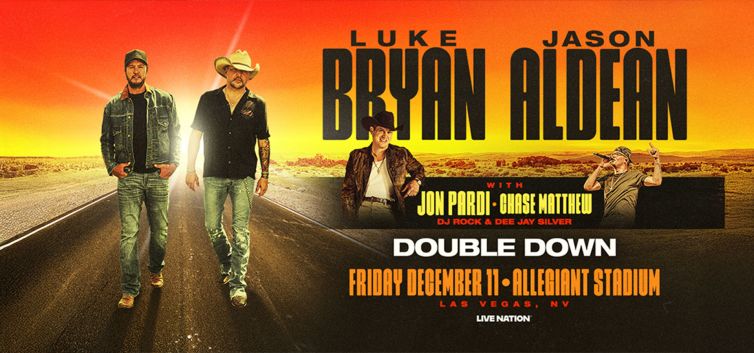 Luke Bryan Jason Aldean Double Down Las Vegas 2026 - Hero
