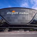 Exterior of Allegiant Stadium in Las Vegas