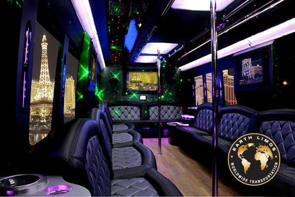 Earth Limos party bus experience in Las Vegas