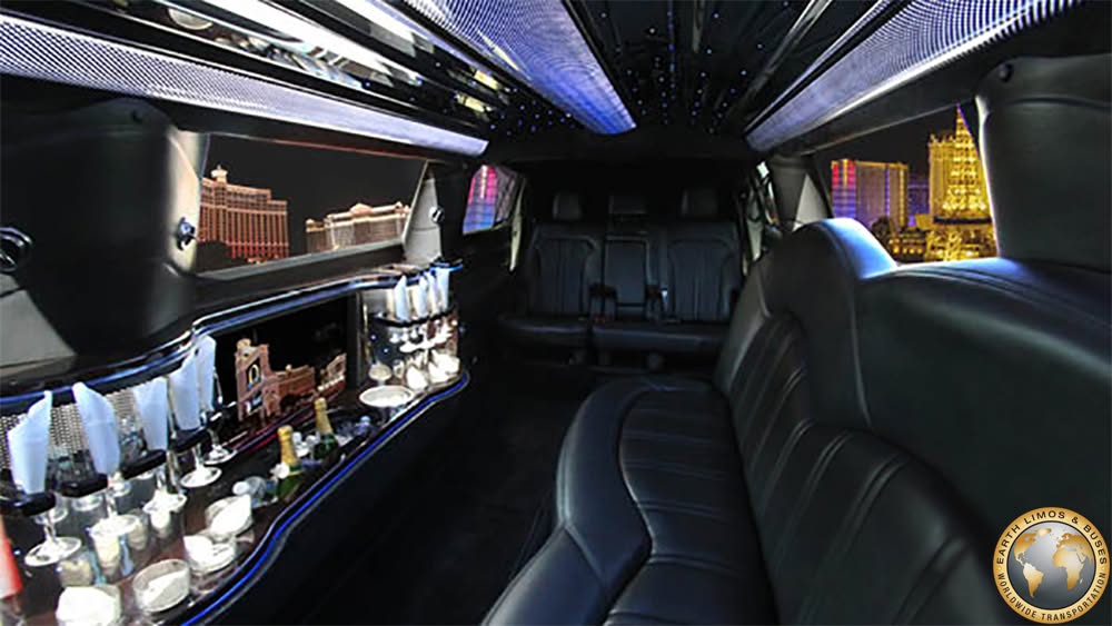 Earth Limos limousine experience on the Las Vegas Strip