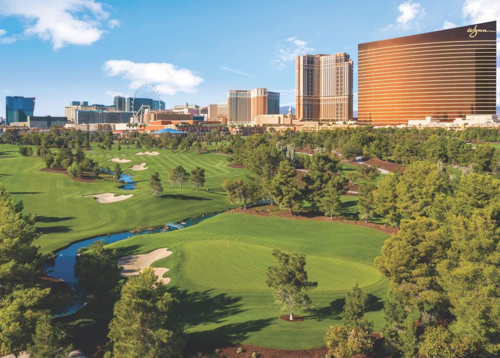 Wynn Golf Club beside the Las Vegas Strip