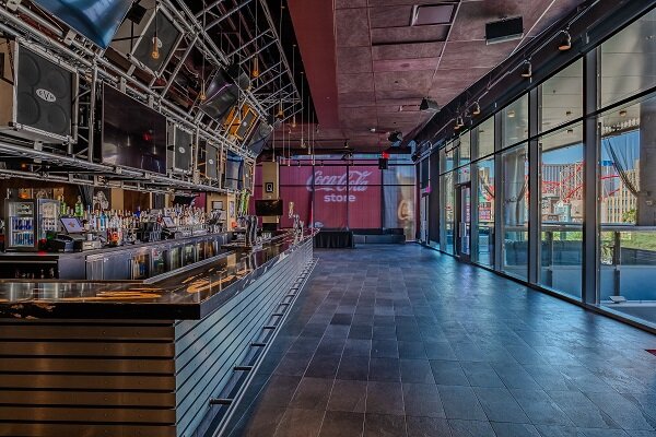 Hard Rock Cafe Las Vegas Strip balcony and bar