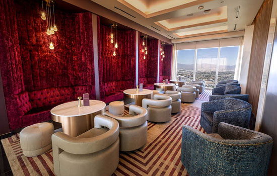 Legacy Club interior lounge seating