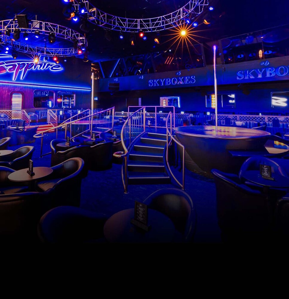 Sapphire Las Vegas Skyboxes overlooking the main room