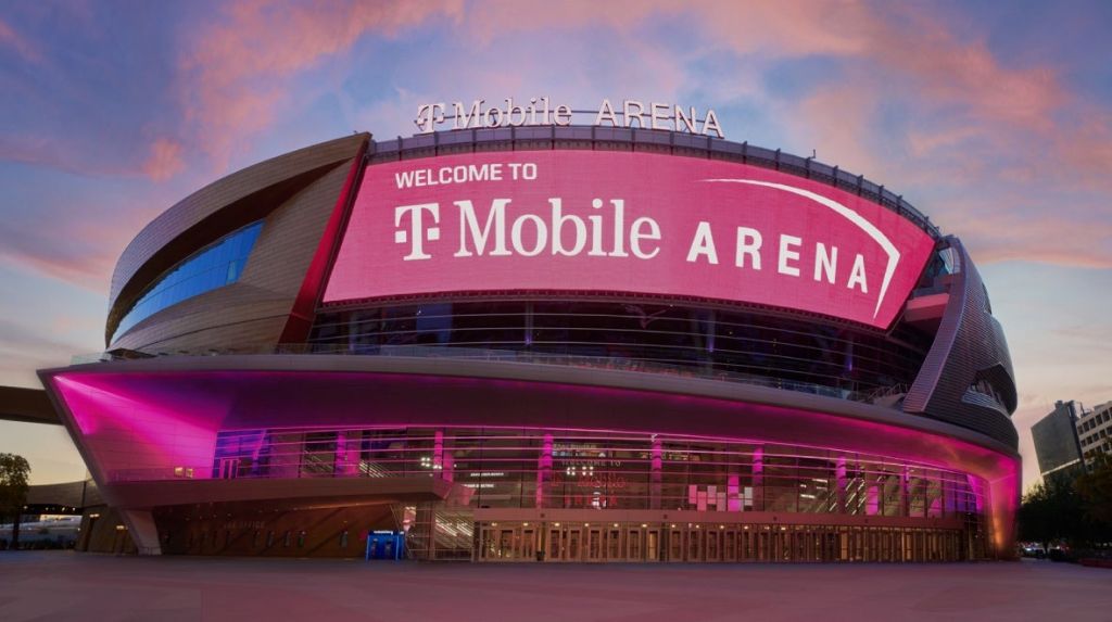 Major live event inside T Mobile Arena