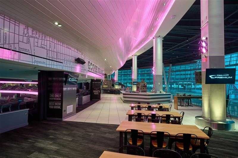 Premium hospitality space at T Mobile Arena