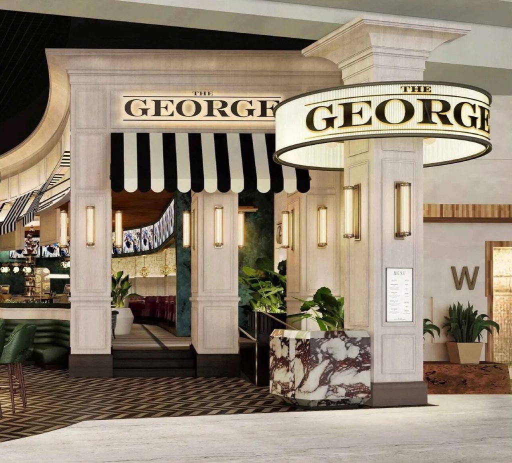 Entrance to The George Sportsmen’s Lounge