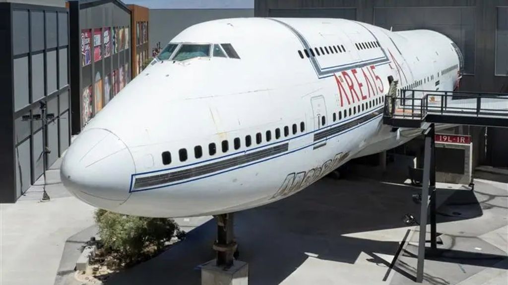 The Altair aircraft installation in AREA15 Zone 2
