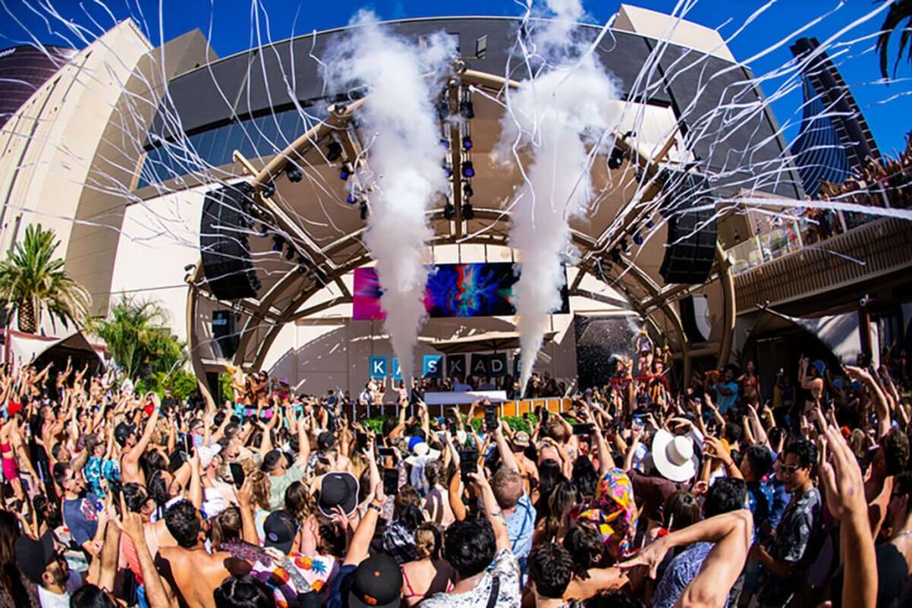 Pool party at Ayu Dayclub at Resorts World Las Vegas