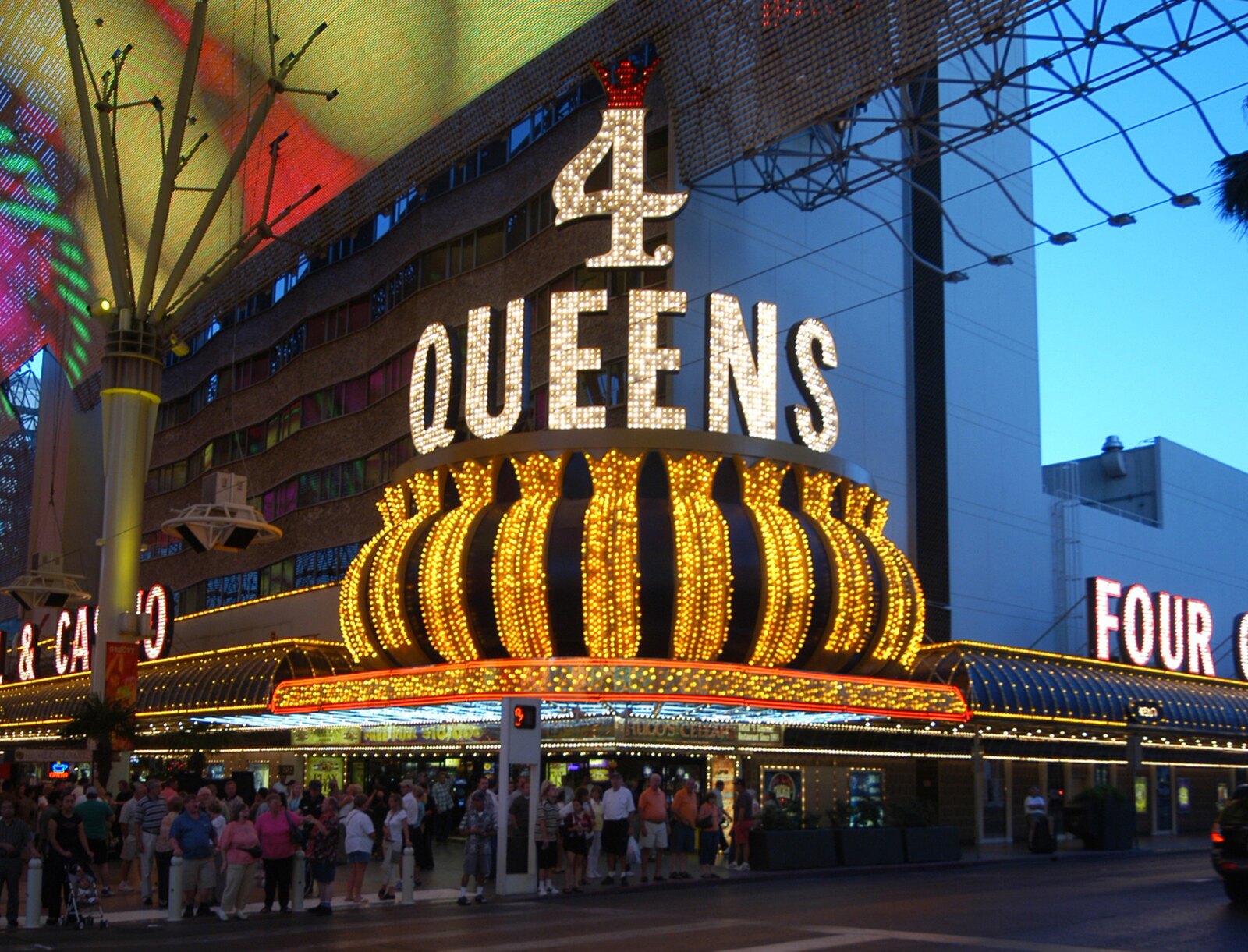 Boomer’s Sportsbook at Four Queens in Downtown Las Vegas