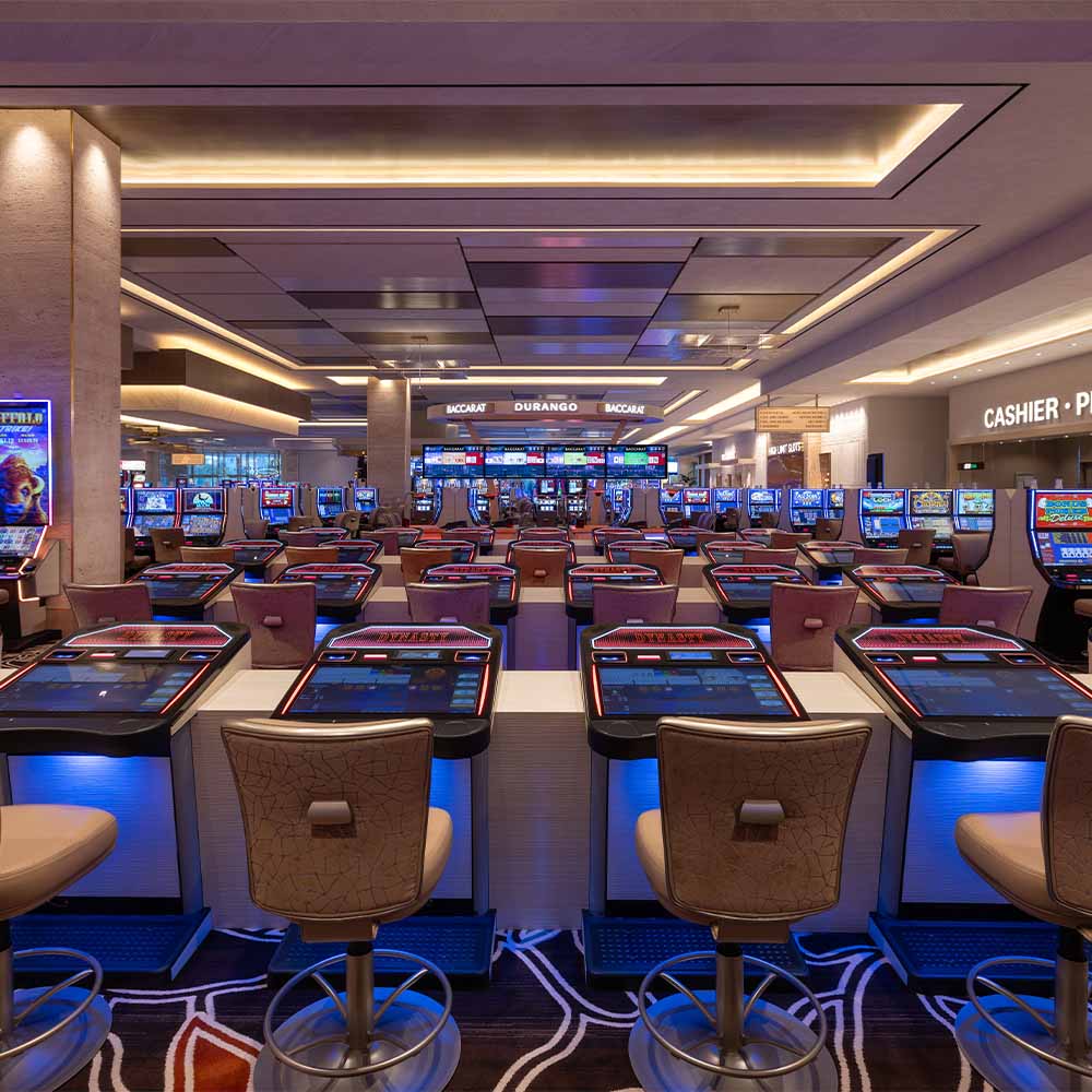 Modern casino floor at Durango Casino and Resort