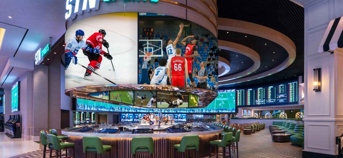 Durango Race and Sportsbook viewing area