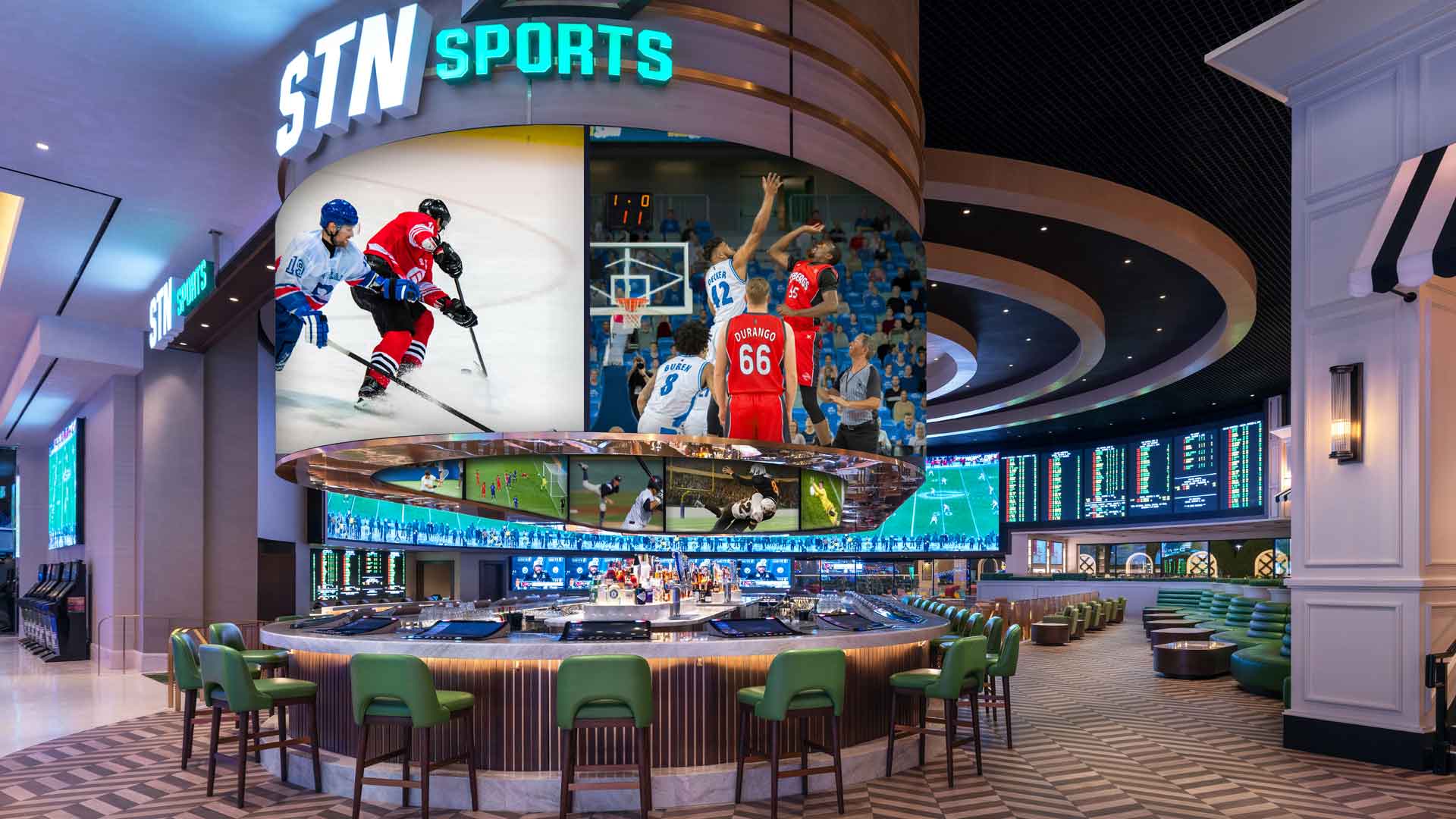 Durango Race and Sportsbook viewing area