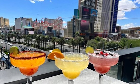 Hard Rock Cafe Las Vegas Strip patio cocktails