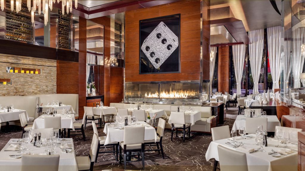 Dining room at T Bones Chophouse inside Red Rock Casino Resort and Spa