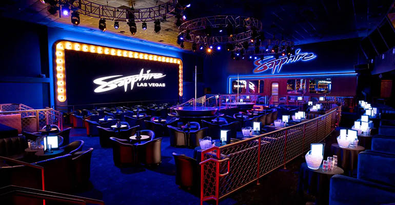 Main room at Sapphire Las Vegas