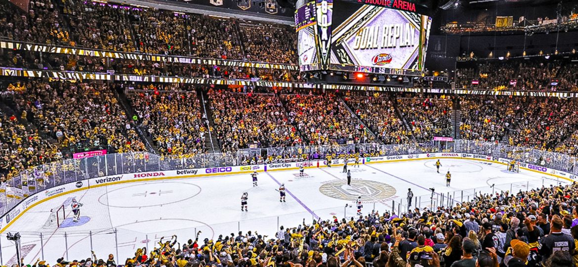 Vegas Golden Knights hockey game at T Mobile Arena