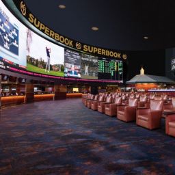 Westgate SuperBook sports viewing room in Las Vegas