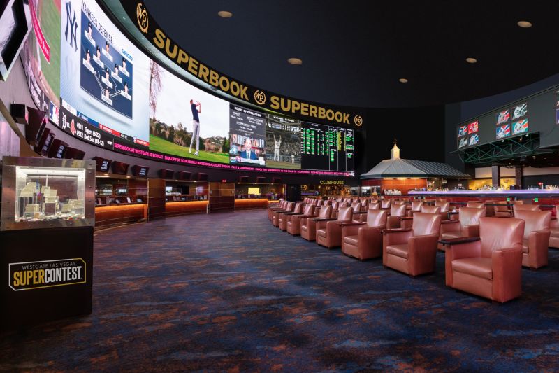 Westgate SuperBook sports viewing room in Las Vegas