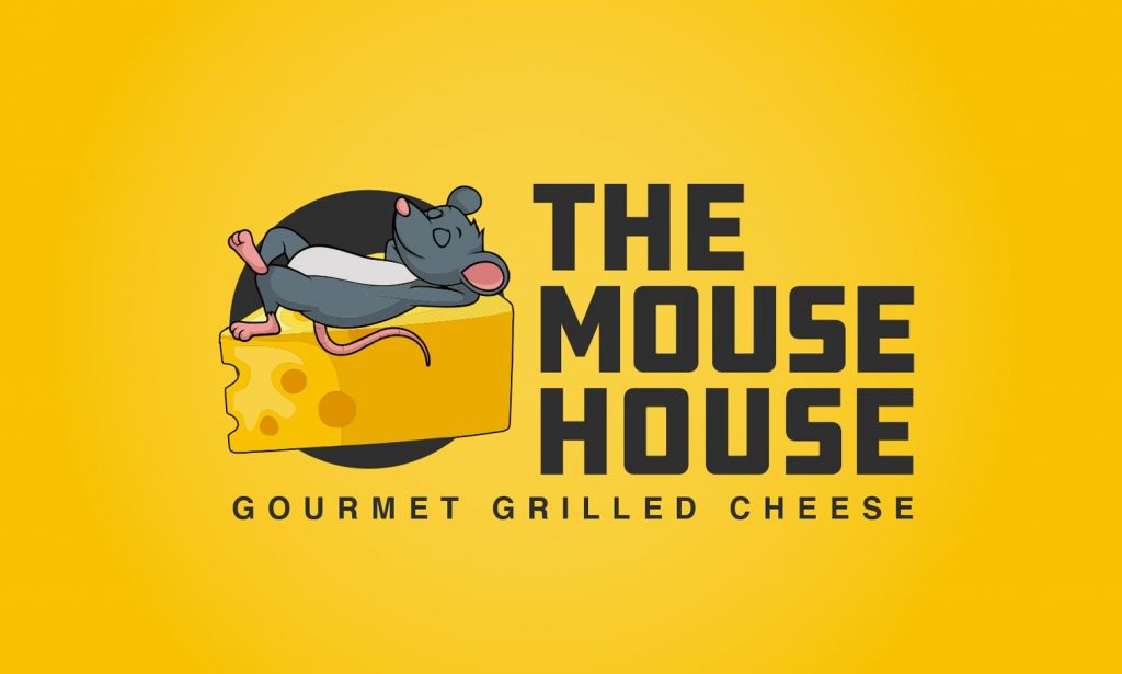 The Mouse House gourmet grilled cheese branding at DawgHouse Saloon.