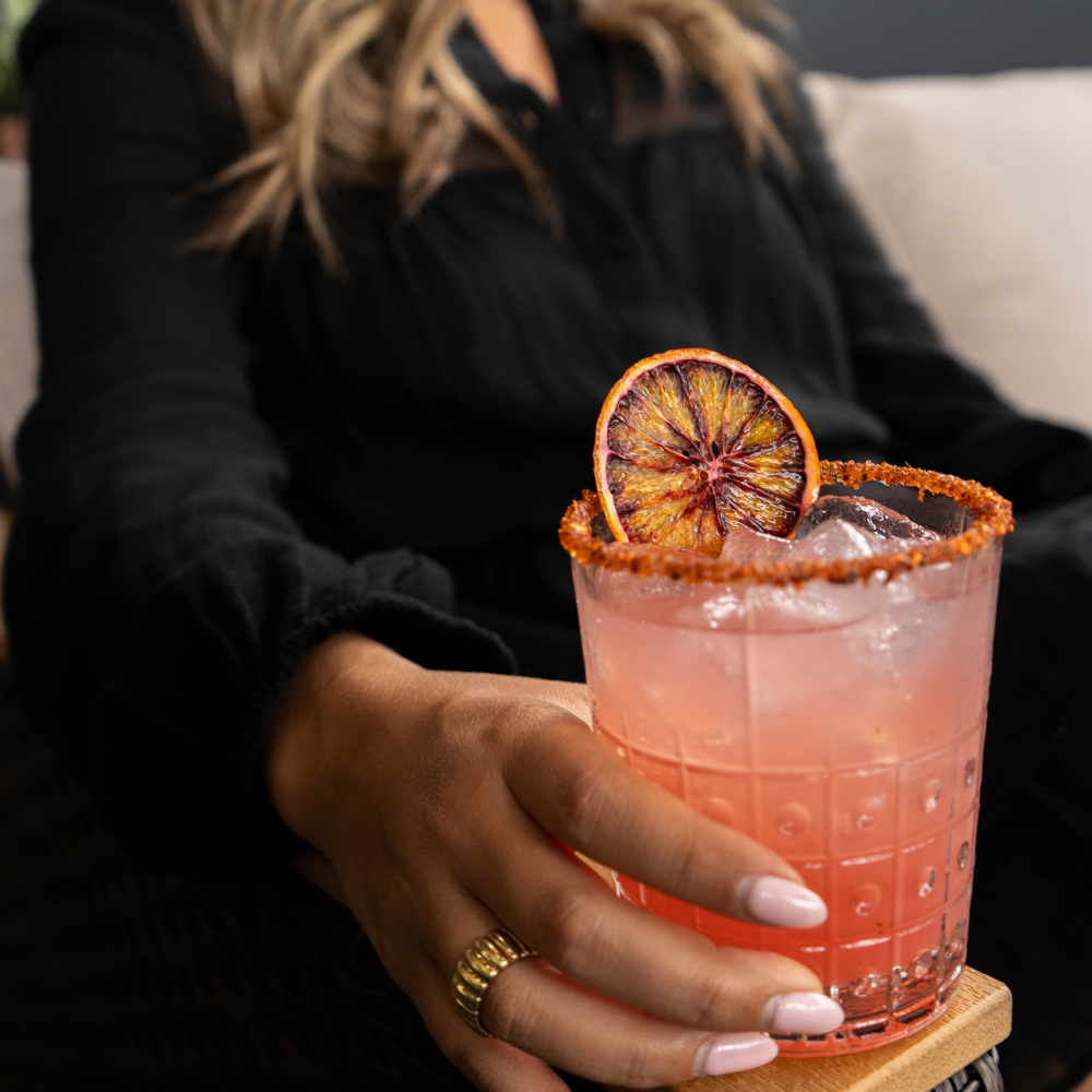 Cocktail served at Flecha Cantina